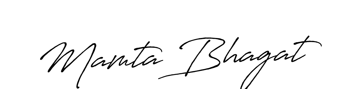 How to make Mamta Bhagat signature? Antro_Vectra_Bolder is a professional autograph style. Create handwritten signature for Mamta Bhagat name. Mamta Bhagat signature style 7 images and pictures png