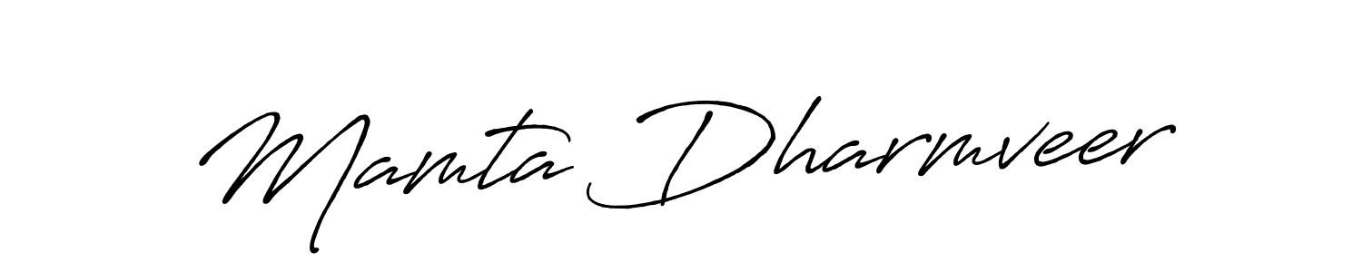 Create a beautiful signature design for name Mamta Dharmveer. With this signature (Antro_Vectra_Bolder) fonts, you can make a handwritten signature for free. Mamta Dharmveer signature style 7 images and pictures png