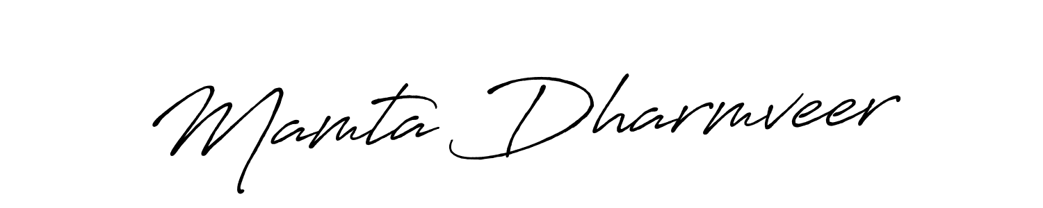 Make a beautiful signature design for name Mamta Dharmveer. With this signature (Antro_Vectra_Bolder) style, you can create a handwritten signature for free. Mamta Dharmveer signature style 7 images and pictures png