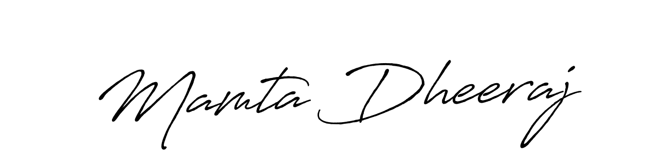 How to make Mamta Dheeraj signature? Antro_Vectra_Bolder is a professional autograph style. Create handwritten signature for Mamta Dheeraj name. Mamta Dheeraj signature style 7 images and pictures png