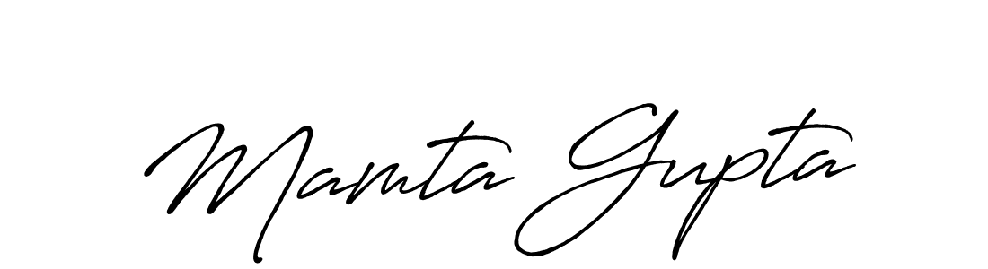 Also we have Mamta Gupta name is the best signature style. Create professional handwritten signature collection using Antro_Vectra_Bolder autograph style. Mamta Gupta signature style 7 images and pictures png