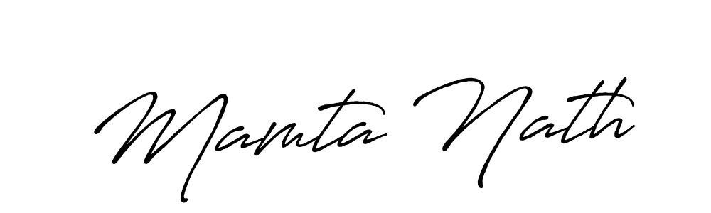 How to make Mamta Nath signature? Antro_Vectra_Bolder is a professional autograph style. Create handwritten signature for Mamta Nath name. Mamta Nath signature style 7 images and pictures png