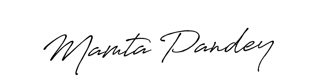 Mamta Pandey stylish signature style. Best Handwritten Sign (Antro_Vectra_Bolder) for my name. Handwritten Signature Collection Ideas for my name Mamta Pandey. Mamta Pandey signature style 7 images and pictures png