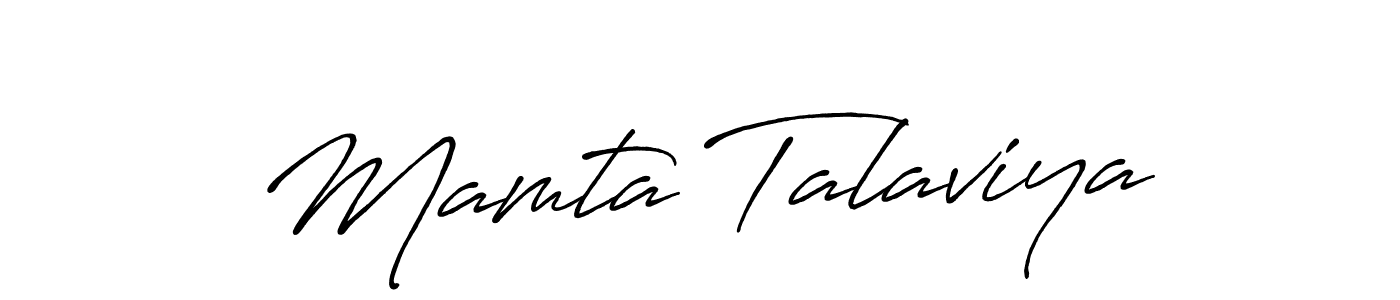 You should practise on your own different ways (Antro_Vectra_Bolder) to write your name (Mamta Talaviya) in signature. don't let someone else do it for you. Mamta Talaviya signature style 7 images and pictures png