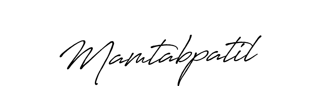Mamtabpatil stylish signature style. Best Handwritten Sign (Antro_Vectra_Bolder) for my name. Handwritten Signature Collection Ideas for my name Mamtabpatil. Mamtabpatil signature style 7 images and pictures png