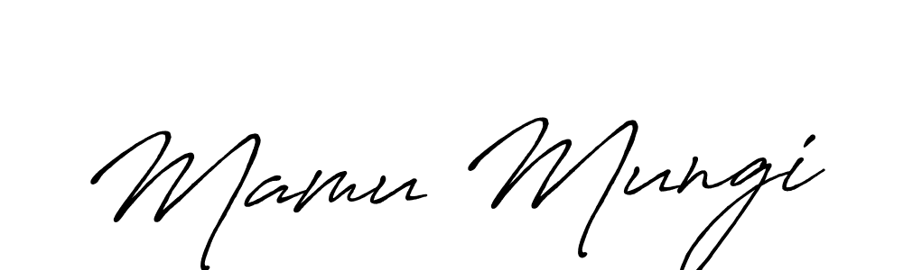 It looks lik you need a new signature style for name Mamu Mungi. Design unique handwritten (Antro_Vectra_Bolder) signature with our free signature maker in just a few clicks. Mamu Mungi signature style 7 images and pictures png