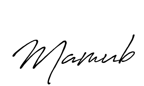 You should practise on your own different ways (Antro_Vectra_Bolder) to write your name (Mamub) in signature. don't let someone else do it for you. Mamub signature style 7 images and pictures png