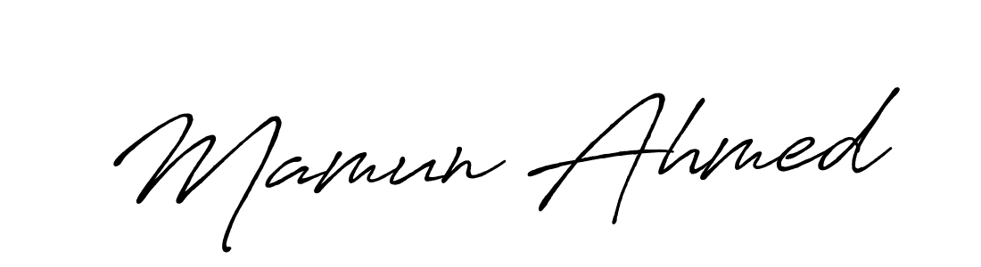 Here are the top 10 professional signature styles for the name Mamun Ahmed. These are the best autograph styles you can use for your name. Mamun Ahmed signature style 7 images and pictures png