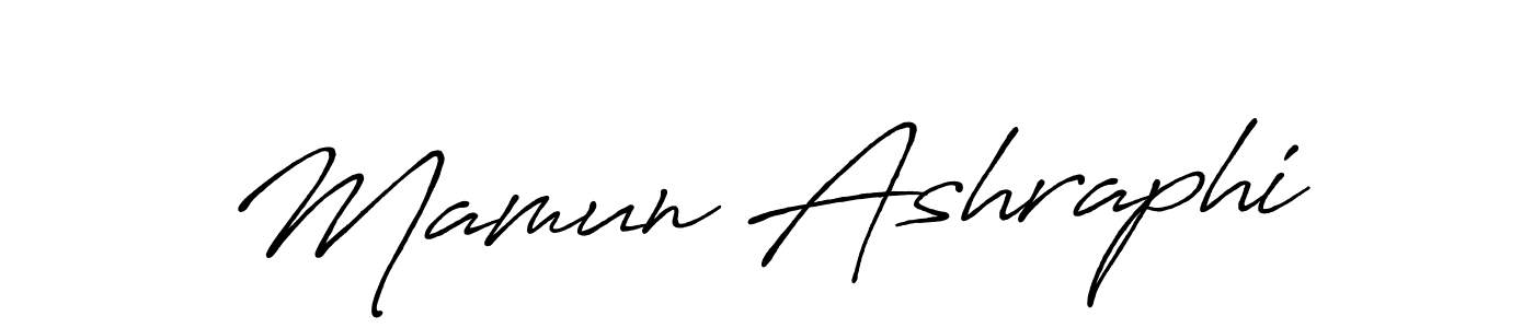 Once you've used our free online signature maker to create your best signature Antro_Vectra_Bolder style, it's time to enjoy all of the benefits that Mamun Ashraphi name signing documents. Mamun Ashraphi signature style 7 images and pictures png