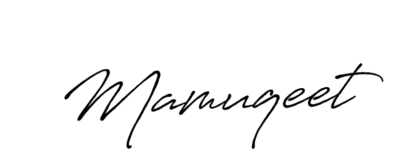 Mamuqeet stylish signature style. Best Handwritten Sign (Antro_Vectra_Bolder) for my name. Handwritten Signature Collection Ideas for my name Mamuqeet. Mamuqeet signature style 7 images and pictures png