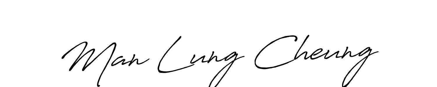 Also You can easily find your signature by using the search form. We will create Man Lung Cheung name handwritten signature images for you free of cost using Antro_Vectra_Bolder sign style. Man Lung Cheung signature style 7 images and pictures png