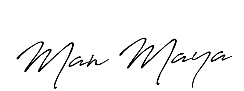 Man Maya stylish signature style. Best Handwritten Sign (Antro_Vectra_Bolder) for my name. Handwritten Signature Collection Ideas for my name Man Maya. Man Maya signature style 7 images and pictures png