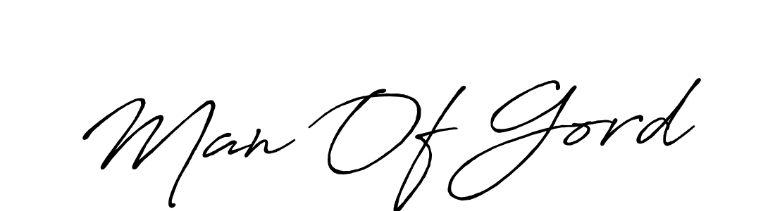 The best way (Antro_Vectra_Bolder) to make a short signature is to pick only two or three words in your name. The name Man Of Gord include a total of six letters. For converting this name. Man Of Gord signature style 7 images and pictures png