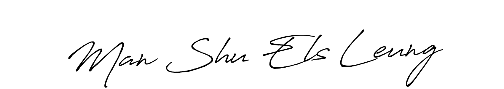 This is the best signature style for the Man Shu Els Leung name. Also you like these signature font (Antro_Vectra_Bolder). Mix name signature. Man Shu Els Leung signature style 7 images and pictures png