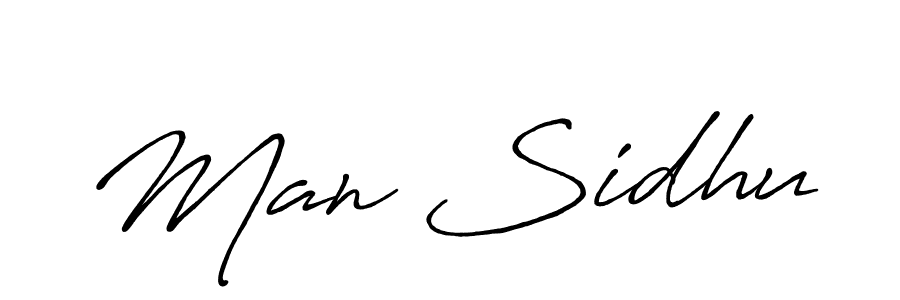 The best way (Antro_Vectra_Bolder) to make a short signature is to pick only two or three words in your name. The name Man Sidhu include a total of six letters. For converting this name. Man Sidhu signature style 7 images and pictures png