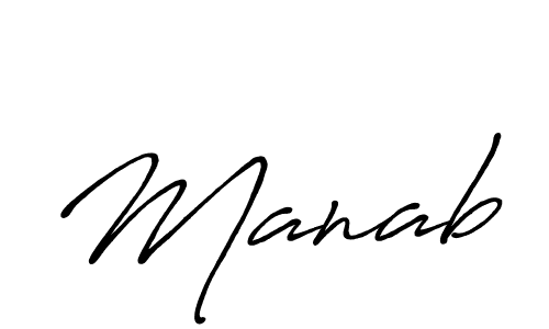 Also we have Manab name is the best signature style. Create professional handwritten signature collection using Antro_Vectra_Bolder autograph style. Manab signature style 7 images and pictures png