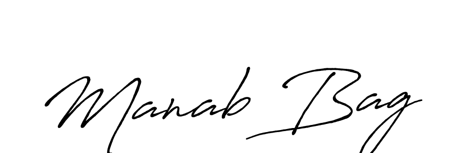The best way (Antro_Vectra_Bolder) to make a short signature is to pick only two or three words in your name. The name Manab Bag include a total of six letters. For converting this name. Manab Bag signature style 7 images and pictures png