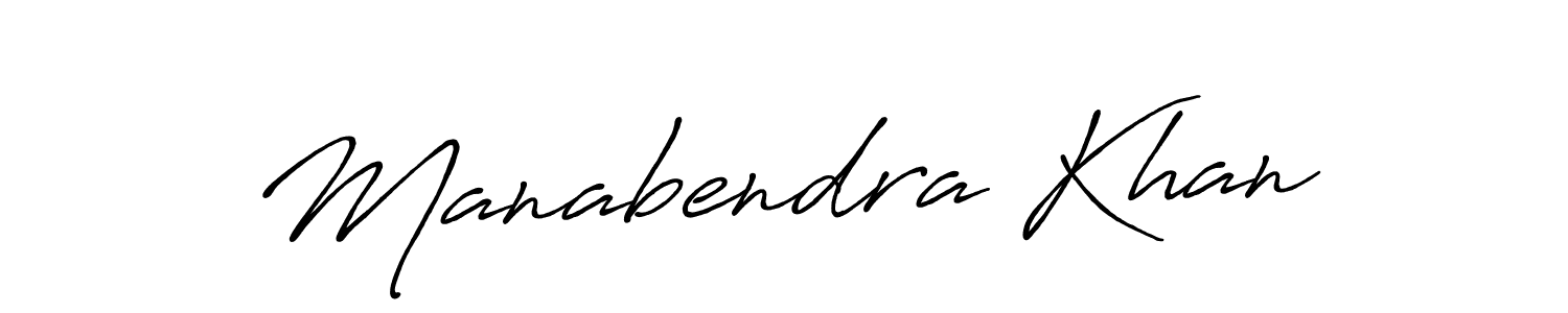 Also we have Manabendra Khan name is the best signature style. Create professional handwritten signature collection using Antro_Vectra_Bolder autograph style. Manabendra Khan signature style 7 images and pictures png