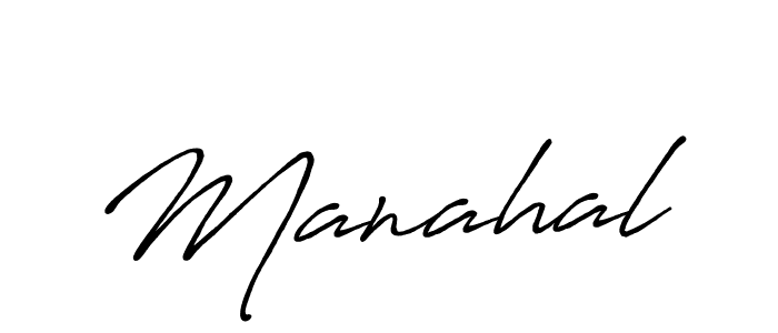 How to make Manahal name signature. Use Antro_Vectra_Bolder style for creating short signs online. This is the latest handwritten sign. Manahal signature style 7 images and pictures png