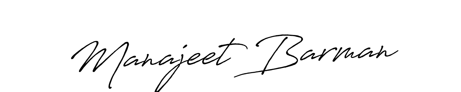 Design your own signature with our free online signature maker. With this signature software, you can create a handwritten (Antro_Vectra_Bolder) signature for name Manajeet Barman. Manajeet Barman signature style 7 images and pictures png