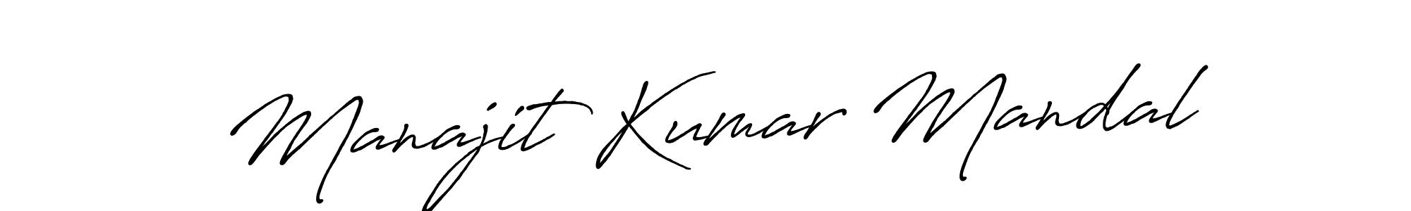Make a beautiful signature design for name Manajit Kumar Mandal. Use this online signature maker to create a handwritten signature for free. Manajit Kumar Mandal signature style 7 images and pictures png