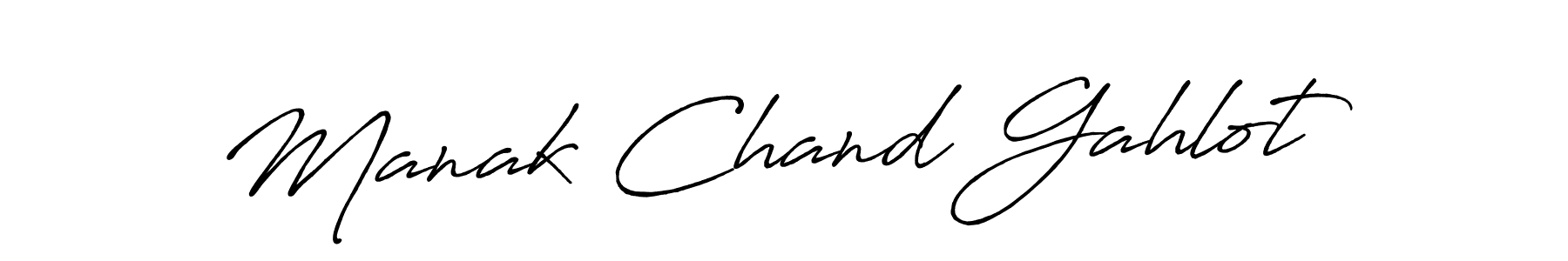 Also You can easily find your signature by using the search form. We will create Manak Chand Gahlot name handwritten signature images for you free of cost using Antro_Vectra_Bolder sign style. Manak Chand Gahlot signature style 7 images and pictures png