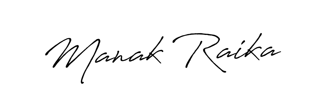 Also You can easily find your signature by using the search form. We will create Manak Raika name handwritten signature images for you free of cost using Antro_Vectra_Bolder sign style. Manak Raika signature style 7 images and pictures png