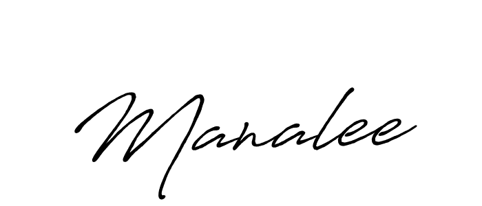 How to make Manalee name signature. Use Antro_Vectra_Bolder style for creating short signs online. This is the latest handwritten sign. Manalee signature style 7 images and pictures png