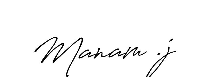 You should practise on your own different ways (Antro_Vectra_Bolder) to write your name (Manam .j) in signature. don't let someone else do it for you. Manam .j signature style 7 images and pictures png