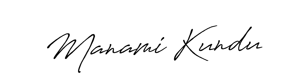 Once you've used our free online signature maker to create your best signature Antro_Vectra_Bolder style, it's time to enjoy all of the benefits that Manami Kundu name signing documents. Manami Kundu signature style 7 images and pictures png