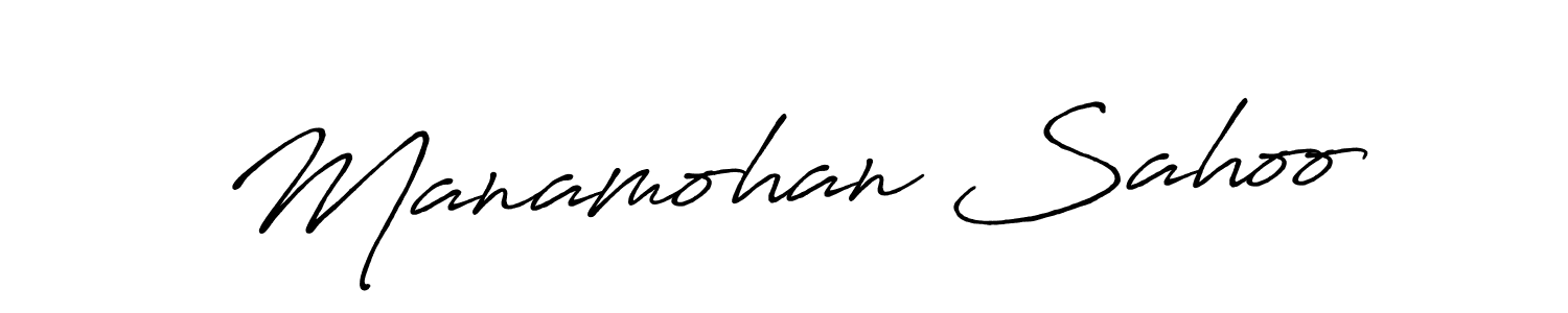 The best way (Antro_Vectra_Bolder) to make a short signature is to pick only two or three words in your name. The name Manamohan Sahoo include a total of six letters. For converting this name. Manamohan Sahoo signature style 7 images and pictures png