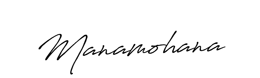 Make a beautiful signature design for name Manamohana. Use this online signature maker to create a handwritten signature for free. Manamohana signature style 7 images and pictures png