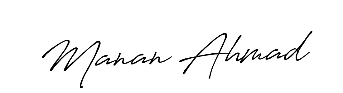Similarly Antro_Vectra_Bolder is the best handwritten signature design. Signature creator online .You can use it as an online autograph creator for name Manan Ahmad. Manan Ahmad signature style 7 images and pictures png