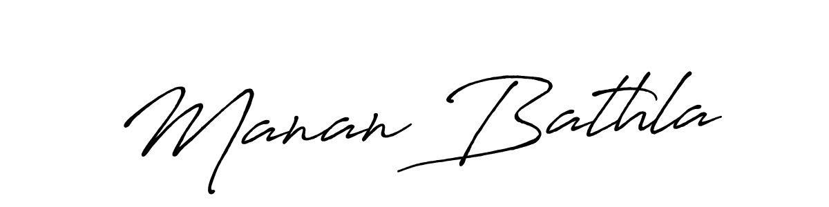 Similarly Antro_Vectra_Bolder is the best handwritten signature design. Signature creator online .You can use it as an online autograph creator for name Manan Bathla. Manan Bathla signature style 7 images and pictures png