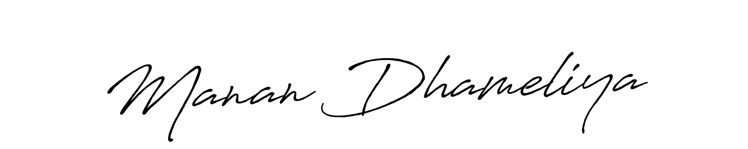 Here are the top 10 professional signature styles for the name Manan Dhameliya. These are the best autograph styles you can use for your name. Manan Dhameliya signature style 7 images and pictures png