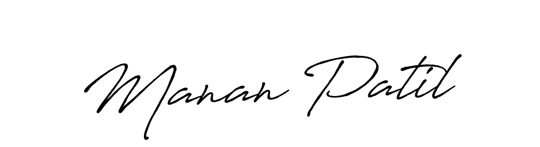 Similarly Antro_Vectra_Bolder is the best handwritten signature design. Signature creator online .You can use it as an online autograph creator for name Manan Patil. Manan Patil signature style 7 images and pictures png