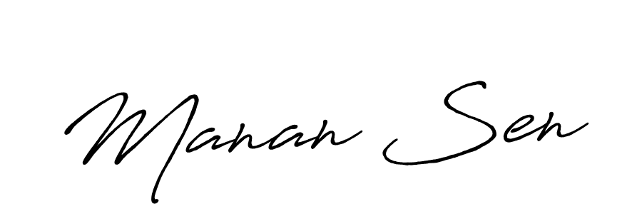 Similarly Antro_Vectra_Bolder is the best handwritten signature design. Signature creator online .You can use it as an online autograph creator for name Manan Sen. Manan Sen signature style 7 images and pictures png