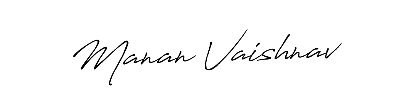 The best way (Antro_Vectra_Bolder) to make a short signature is to pick only two or three words in your name. The name Manan Vaishnav include a total of six letters. For converting this name. Manan Vaishnav signature style 7 images and pictures png