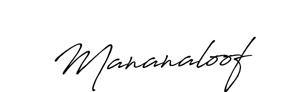 It looks lik you need a new signature style for name Mananaloof. Design unique handwritten (Antro_Vectra_Bolder) signature with our free signature maker in just a few clicks. Mananaloof signature style 7 images and pictures png