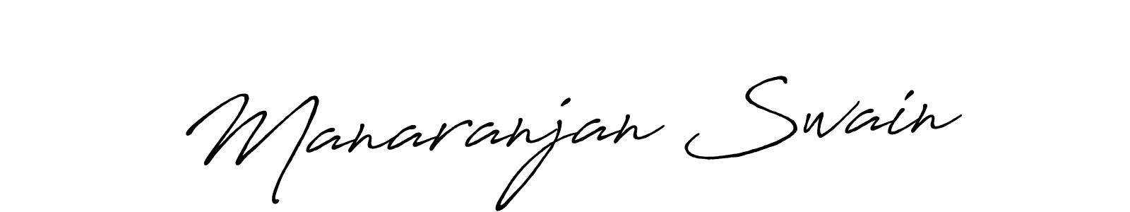 Antro_Vectra_Bolder is a professional signature style that is perfect for those who want to add a touch of class to their signature. It is also a great choice for those who want to make their signature more unique. Get Manaranjan Swain name to fancy signature for free. Manaranjan Swain signature style 7 images and pictures png