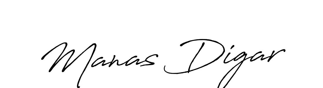 How to make Manas Digar signature? Antro_Vectra_Bolder is a professional autograph style. Create handwritten signature for Manas Digar name. Manas Digar signature style 7 images and pictures png
