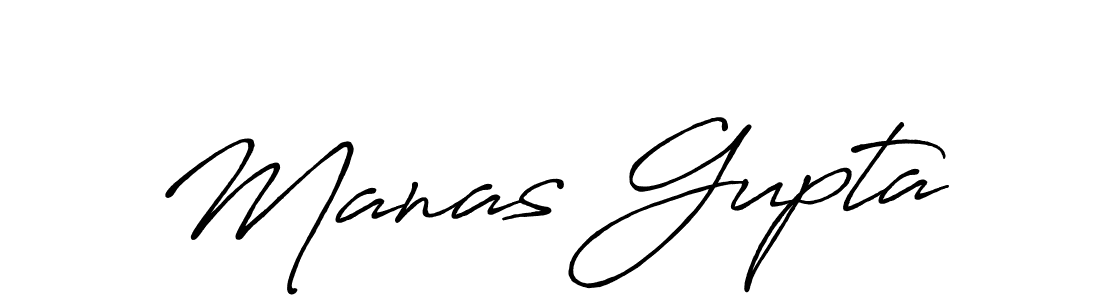Manas Gupta stylish signature style. Best Handwritten Sign (Antro_Vectra_Bolder) for my name. Handwritten Signature Collection Ideas for my name Manas Gupta. Manas Gupta signature style 7 images and pictures png