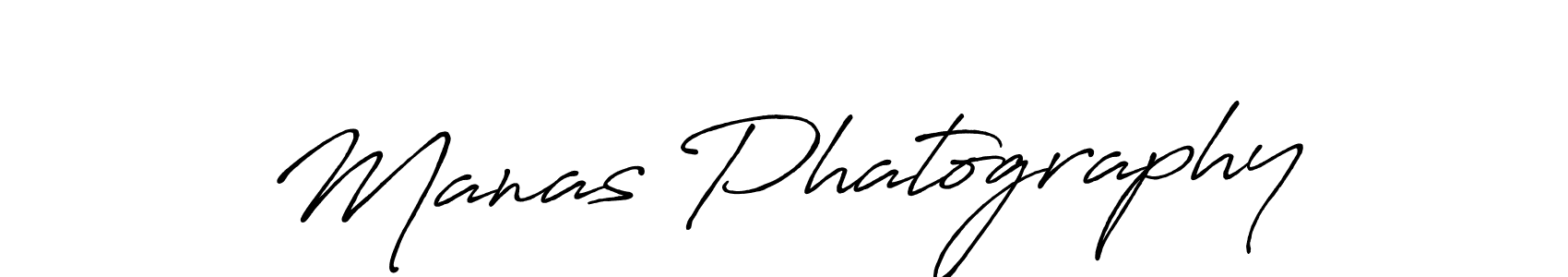 How to make Manas Phatography name signature. Use Antro_Vectra_Bolder style for creating short signs online. This is the latest handwritten sign. Manas Phatography signature style 7 images and pictures png