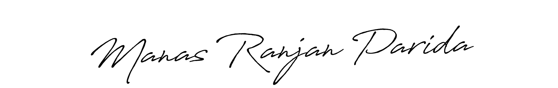 Create a beautiful signature design for name Manas Ranjan Parida. With this signature (Antro_Vectra_Bolder) fonts, you can make a handwritten signature for free. Manas Ranjan Parida signature style 7 images and pictures png