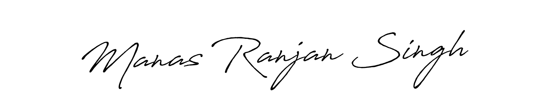 How to make Manas Ranjan Singh name signature. Use Antro_Vectra_Bolder style for creating short signs online. This is the latest handwritten sign. Manas Ranjan Singh signature style 7 images and pictures png