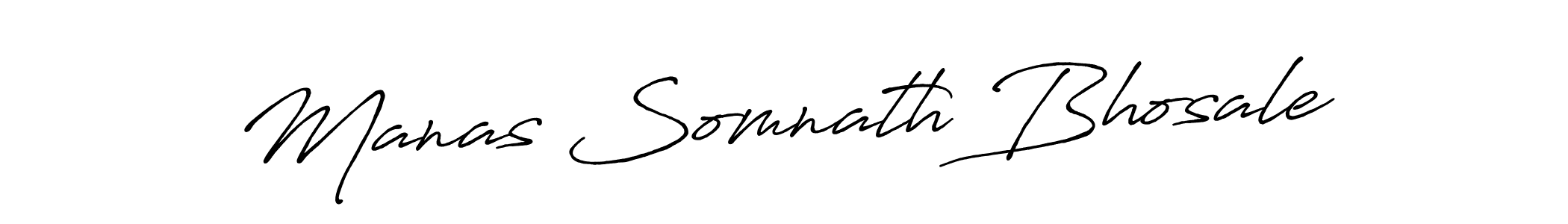 Manas Somnath Bhosale stylish signature style. Best Handwritten Sign (Antro_Vectra_Bolder) for my name. Handwritten Signature Collection Ideas for my name Manas Somnath Bhosale. Manas Somnath Bhosale signature style 7 images and pictures png
