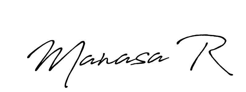 You should practise on your own different ways (Antro_Vectra_Bolder) to write your name (Manasa R) in signature. don't let someone else do it for you. Manasa R signature style 7 images and pictures png