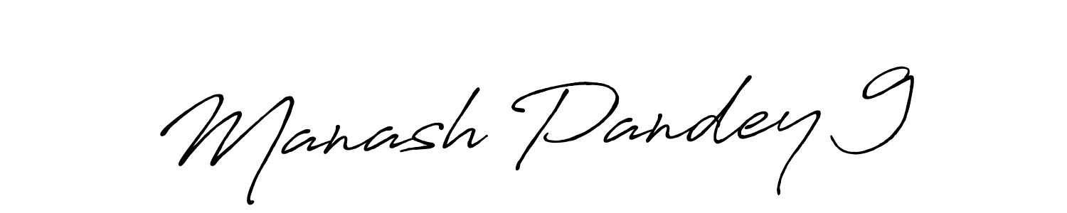 How to make Manash Pandey 9 signature? Antro_Vectra_Bolder is a professional autograph style. Create handwritten signature for Manash Pandey 9 name. Manash Pandey 9 signature style 7 images and pictures png