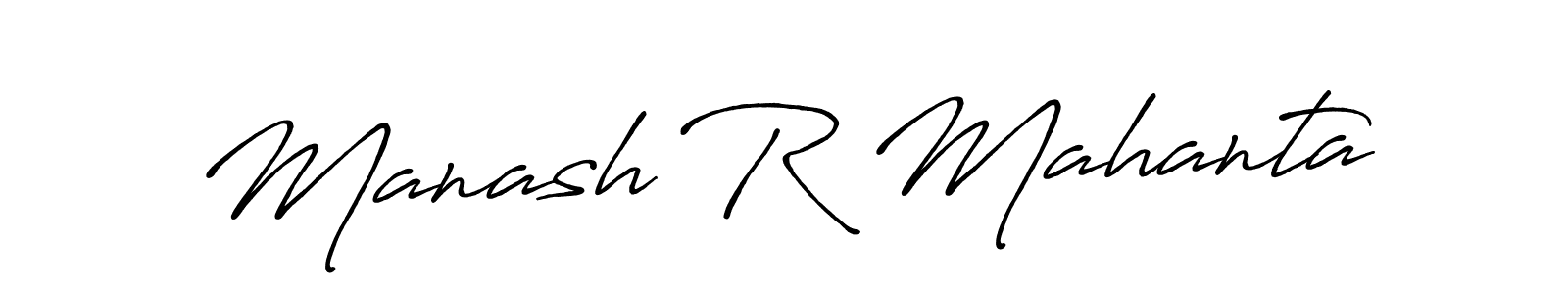 The best way (Antro_Vectra_Bolder) to make a short signature is to pick only two or three words in your name. The name Manash R Mahanta include a total of six letters. For converting this name. Manash R Mahanta signature style 7 images and pictures png