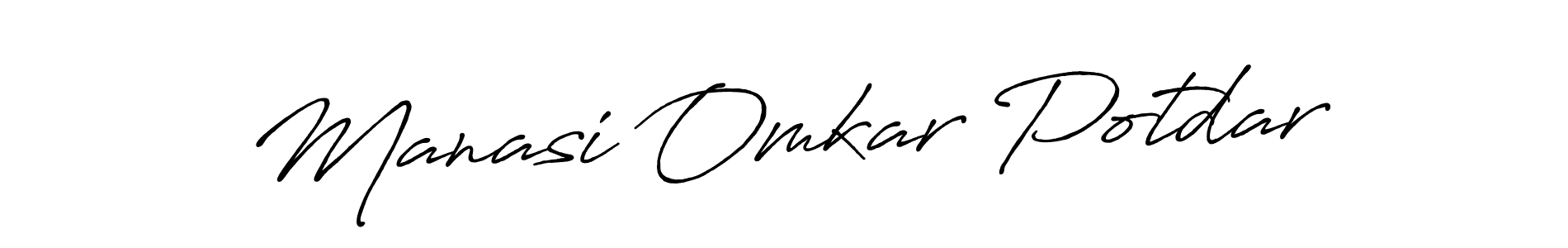 This is the best signature style for the Manasi Omkar Potdar name. Also you like these signature font (Antro_Vectra_Bolder). Mix name signature. Manasi Omkar Potdar signature style 7 images and pictures png
